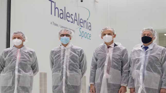 Thales Alenia Space inaugura su nueva sala de integración de satélites en España